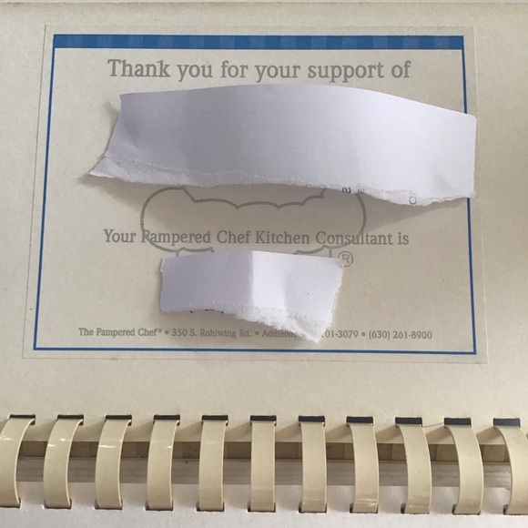 1997 Pampered Chef Cookbook Recipes from the Heart Spiral Bound Recipe Book - Picture 6 of 9